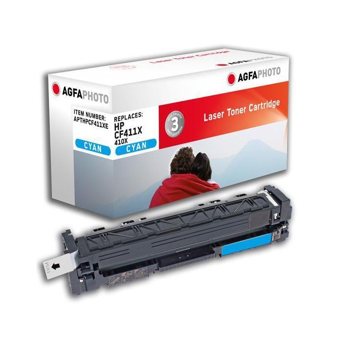 AgfaPhoto Laser cartridge replacement for CF411X, Cyan AgfaPhoto Laser cartridge replacement for CF411X, Cyan
