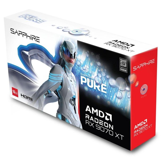 Sapphire Tarjeta Gráfica PURE RX 9070 XT GAMING OC AMD Radeon RX 9070 XT 16GB GDDR6 256BIT 2HDMI+2DP 3 Ventiladores 11348-02-20G 3 Sapphire Tarjeta Gráfica PURE RX 9070 XT GAMING OC AMD Radeon RX 9070 XT 16GB GDDR6 256BIT 2HDMI+2DP 3 Ventiladores 11348-02-20G 3