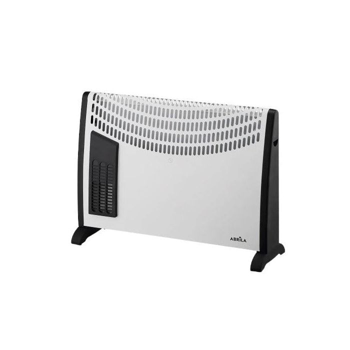 Convector Eléctrico 2000W Blanco 3 Potencias: 750W, 1250W, 2000W. Función Turbo, Termostato y Protección Sobrecale