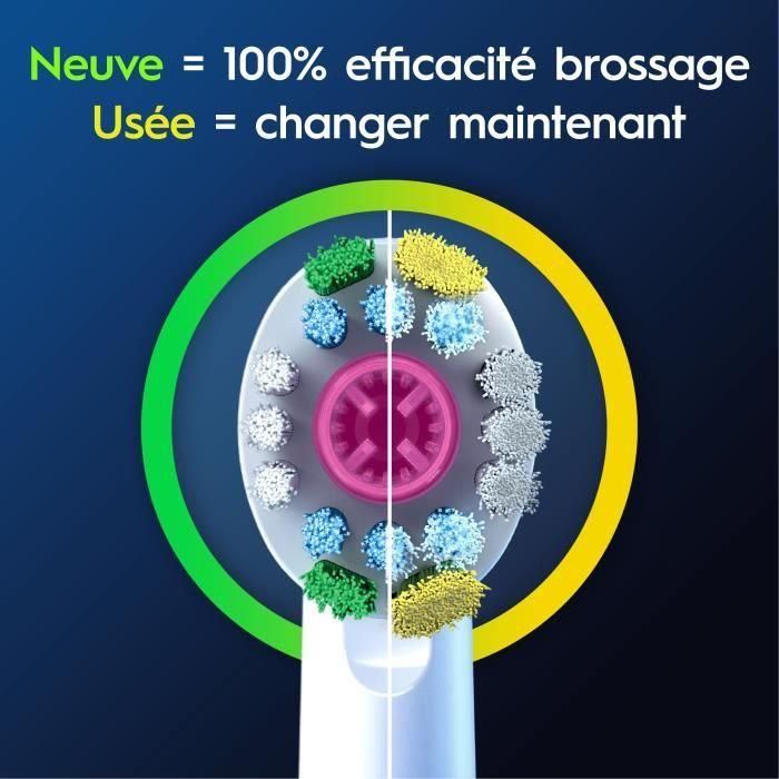 Cabezal de cepillo ORAL-B - 80731295 - para cepillo de dientes eléctrico 1 Cabezal de cepillo ORAL-B - 80731295 - para cepillo de dientes eléctrico 1