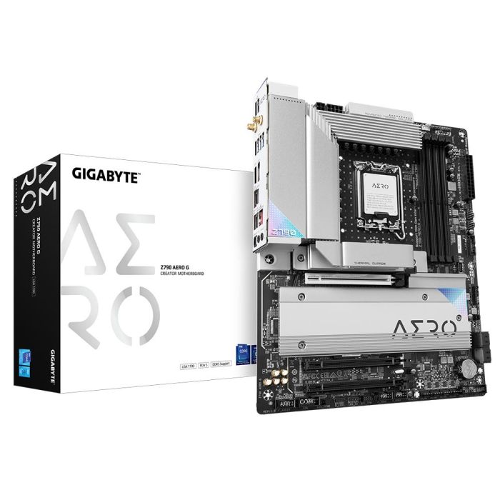 GIGABYTE Z790 AERO G placa base Intel Z790 LGA 1700 ATX GIGABYTE Z790 AERO G placa base Intel Z790 LGA 1700 ATX