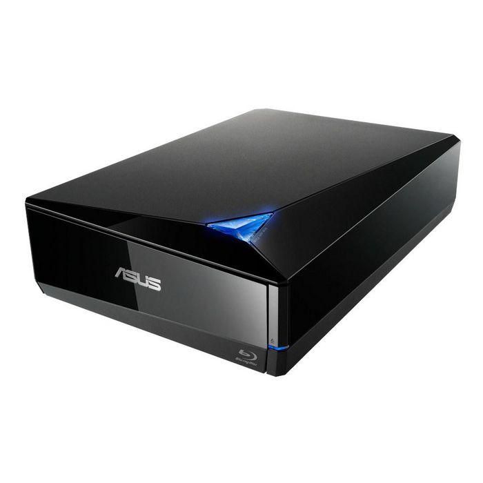 Asus Grabadora Blu-ray Externa USB 3.0 16X BD/DVD/CD M-Disc compatible 3D para PC/Mac Negra 1