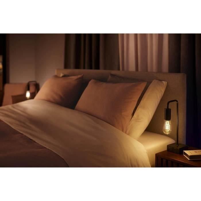 Philips Hue White Ambiance, E27 Filament ST64 Bulbo LED conectado, Bluetooth Compatible, funciona con Alexa, Google y HomeKit 5 Philips Hue White Ambiance, E27 Filament ST64 Bulbo LED conectado, Bluetooth Compatible, funciona con Alexa, Google y HomeKit 5