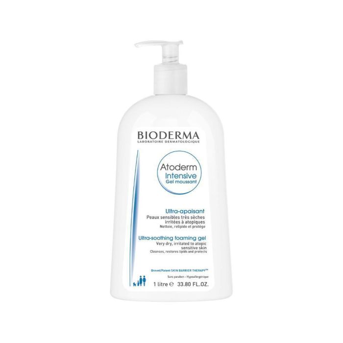 Bioderma Atoderm Intensive Gel Limpiador Piel Seca y Atópica 1L