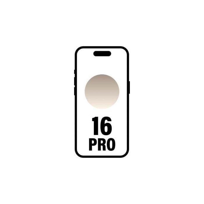 Smartphone Apple iPhone 16 Pro 256GB/ 6.3"/ 5G/ Titanio Color Desierto