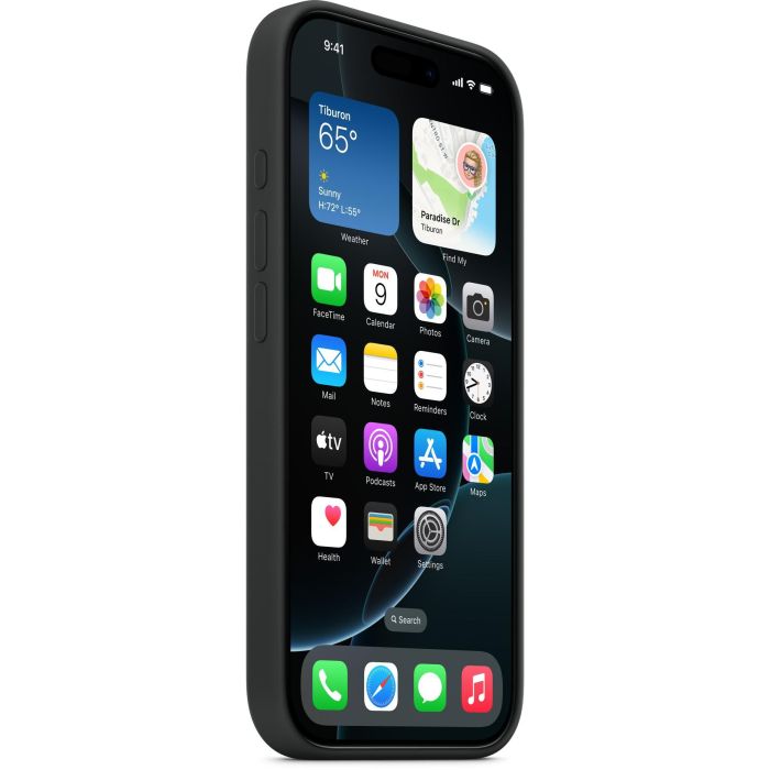 Apple iPhone 16 Pro Funda de silicona con MagSafe Negro 4 Apple iPhone 16 Pro Funda de silicona con MagSafe Negro 4
