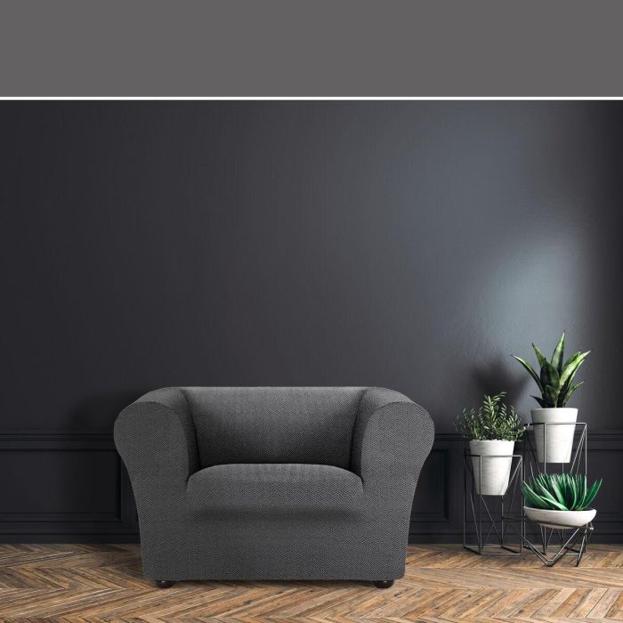 Funda para sillón Eysa JAZ Gris oscuro 110 x 100 x 130 cm 4