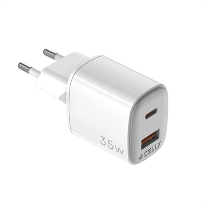 Cargador de Pared Celly UPTC1USB1USBC35 3 Cargador de Pared Celly UPTC1USB1USBC35 3