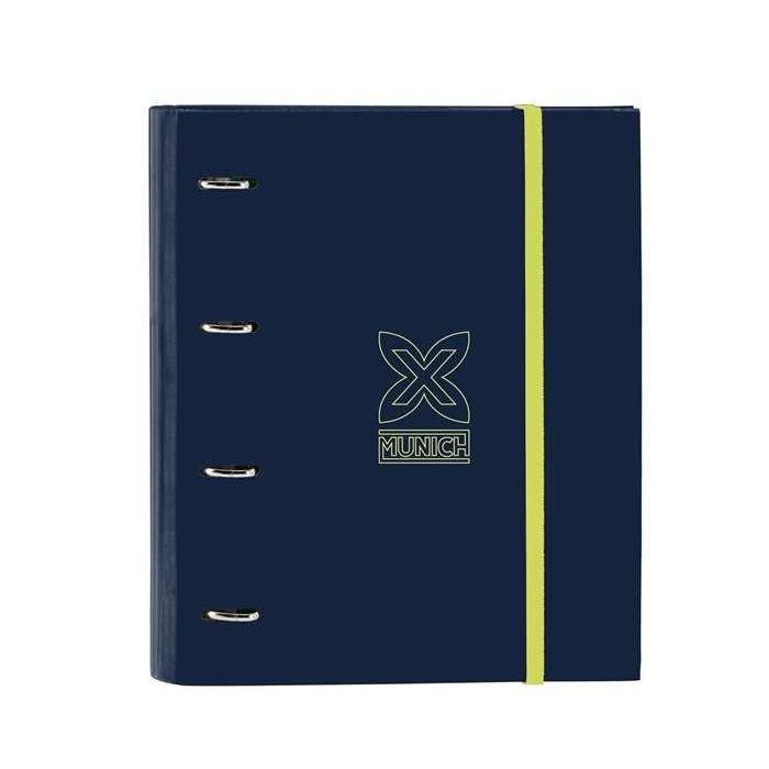 Carpeta de anillas Munich North Azul marino 27 x 32 x 3.5 cm