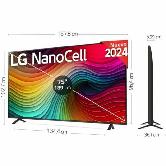 Smart TV LG 75NANO82T6B.AEU 4K Ultra HD 75" 9