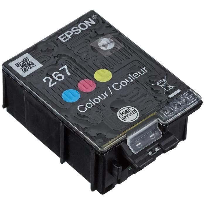 Cartucho de tinta EPSON 267 - Cian, Magenta y Amarillo - Capacidad estándar 200 páginas 3 Cartucho de tinta EPSON 267 - Cian, Magenta y Amarillo - Capacidad estándar 200 páginas 3
