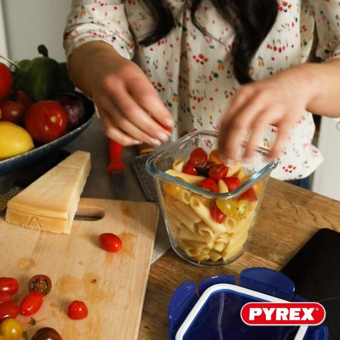 Pyrex PYR3426470285155 Juego 3 Recipientes Cook&Go Cristal con Tapa Hermética para Pasta 12x12 cm 0.8 L 2 Pyrex PYR3426470285155 Juego 3 Recipientes Cook&Go Cristal con Tapa Hermética para Pasta 12x12 cm 0.8 L 2