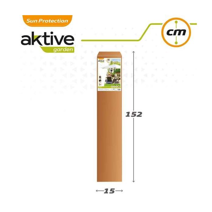 Parasol de terraza redondo 300 cm con chimenea y mástil de aluminio 4,8 cm aktive 6 Parasol de terraza redondo 300 cm con chimenea y mástil de aluminio 4,8 cm aktive 6