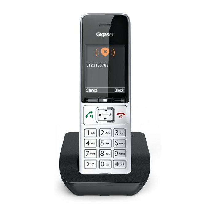 Gigaset COMFORT 500 Teléfono DECT Inalámbrico con Manos Libres, Identificador de Llamadas, 200 Entradas, Negro/Plata 13