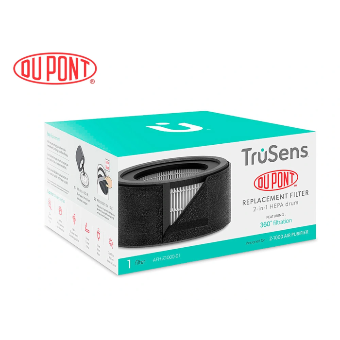 Leitz Filtro HEPA 2 en 1 Dupont para Purificador de Aire Trusens Z-1000 0 Leitz Filtro HEPA 2 en 1 Dupont para Purificador de Aire Trusens Z-1000 0