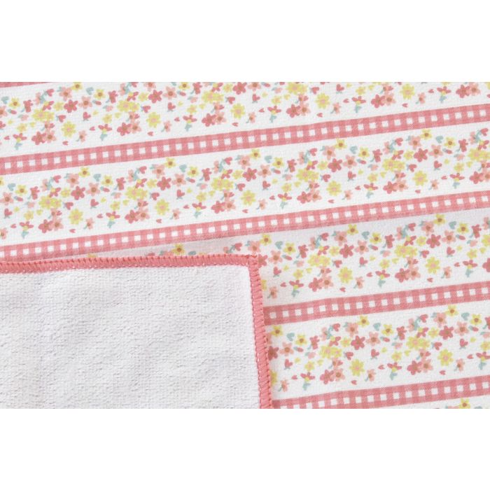 DKD Home Decor Paño de Microfibra Decorativo Shabby Estilo Vichy Sweet 60x40x0.5 cm Set de 2 Piezas Verde Rojo con Motivo Floral 2 DKD Home Decor Paño de Microfibra Decorativo Shabby Estilo Vichy Sweet 60x40x0.5 cm Set de 2 Piezas Verde Rojo con Motivo Floral 2