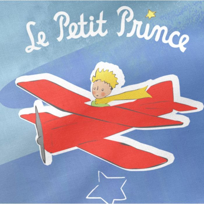 Protector de Cuna HappyFriday Le Petit Prince Son avion Multicolor 210 x 40 cm 1