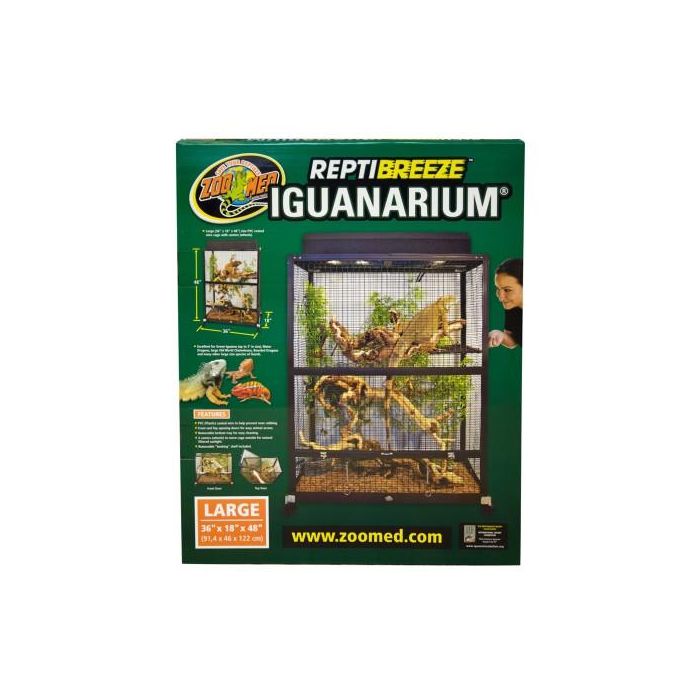 ZooMed Terrario Reptibreeze Iguanarium 91x46x122 cm ZooMed Terrario Reptibreeze Iguanarium 91x46x122 cm