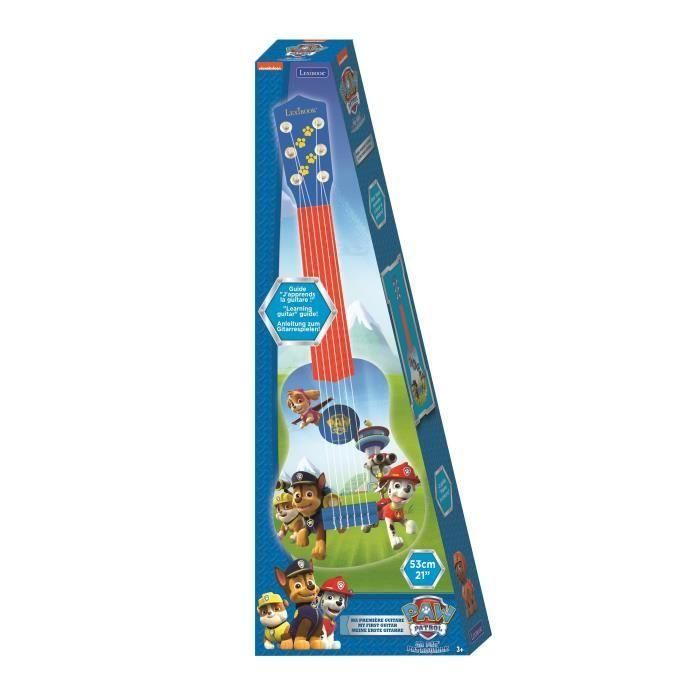 Lexibook Guitarra Acústica para Niños Paw Patrol 53 cm, 6 Cuerdas de Plástico, Perfecta para Iniciación Musical con Guía Incluida 1 Lexibook Guitarra Acústica para Niños Paw Patrol 53 cm, 6 Cuerdas de Plástico, Perfecta para Iniciación Musical con Guía Incluida 1