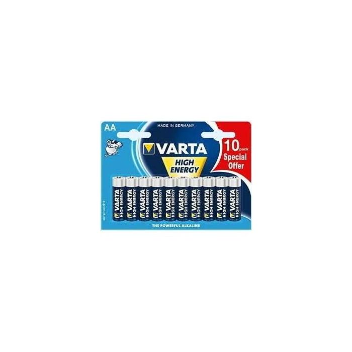 Varta Longlife Power AA - LR06 Pila Alcalina (Blister 10 Unidades) Ø14,5x50,5mm 0 Varta Longlife Power AA - LR06 Pila Alcalina (Blister 10 Unidades) Ø14,5x50,5mm 0