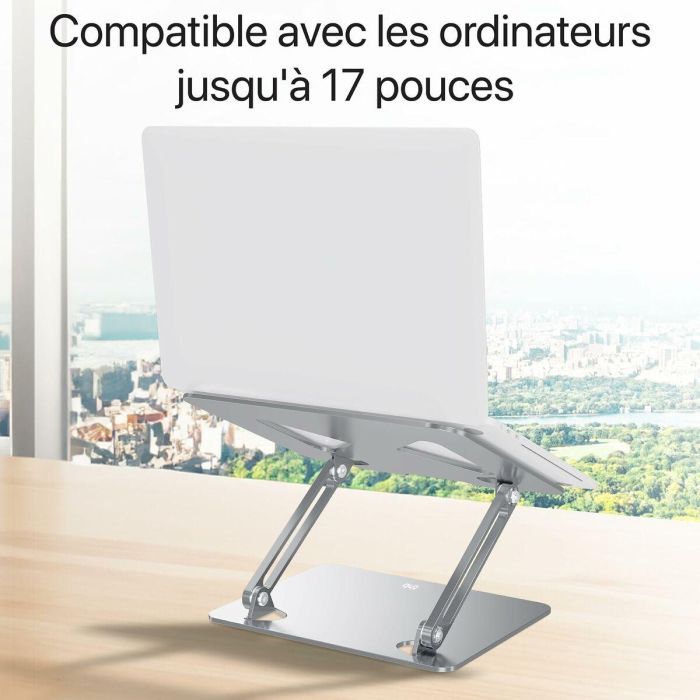 TNB Soporte plegable de aluminio para notebook iClick 1 TNB Soporte plegable de aluminio para notebook iClick 1