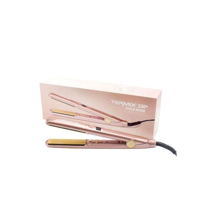 Termix Plancha Profesional 230 Gold Rose Limited Edition - Placas de Cerámica, Regulador de Temperatura, Ideal para Todo Tipo de Cabellos Termix Plancha Profesional 230 Gold Rose Limited Edition - Placas de Cerámica, Regulador de Temperatura, Ideal para Todo Tipo de Cabellos