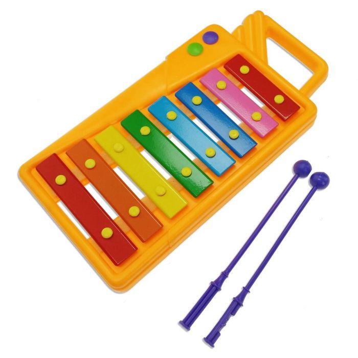 Reig Set Completo de Instrumentos Musicales para Niños: Xilofón, Tambor, Saxofón y Maracas - Juguete Educativo para +3 Años 4