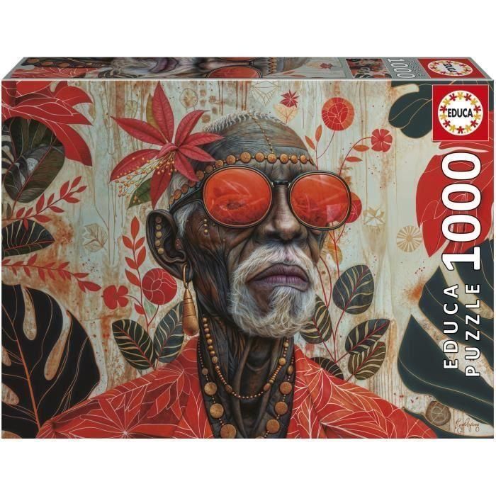 Educa EDU1747456882937 Puzzle Guardián de los Trópicos 1000 piezas 48 x 68 cm para mayores de 12 años