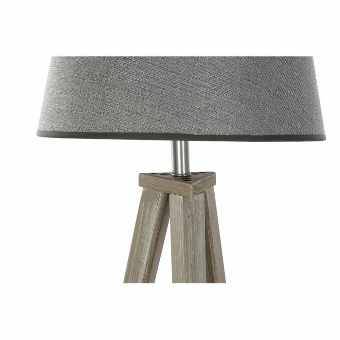 Lámpara de Pie DKD Home Decor 40 x 40 x 154 cm Natural Gris Marrón 250 V 60 W Pino (2 Unidades) 1