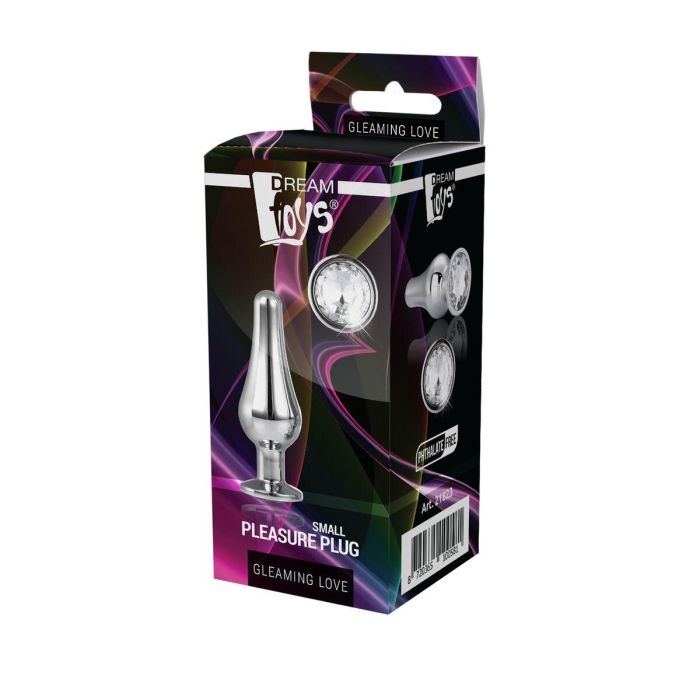 Plug Anal Dream Toys Gleaming Love Plateado 1 Plug Anal Dream Toys Gleaming Love Plateado 1