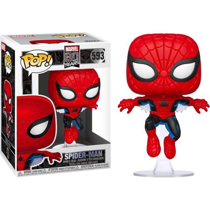 Funko Pop Marvel Spider-Man 80Th Primera Aparición - Figura de Vinilo de 9cm con Caja Original 1 Funko Pop Marvel Spider-Man 80Th Primera Aparición - Figura de Vinilo de 9cm con Caja Original 1