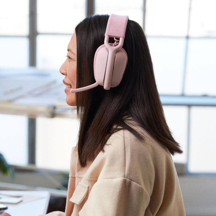Logitech Zone Vibe 100 Auriculares Diadema Inalámbricos Bluetooth 5.2 Rosa para Llamadas/Música, Micrófono con Cancelación de Ruido, 185g 3 Logitech Zone Vibe 100 Auriculares Diadema Inalámbricos Bluetooth 5.2 Rosa para Llamadas/Música, Micrófono con Cancelación de Ruido, 185g 3