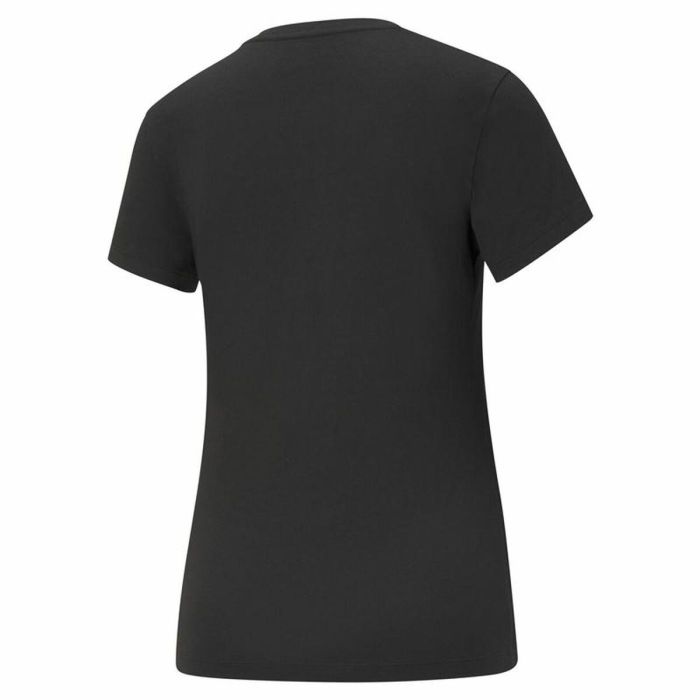 Camiseta de Manga Corta Mujer Puma LOGO TEE 586774 01 Negro S 4