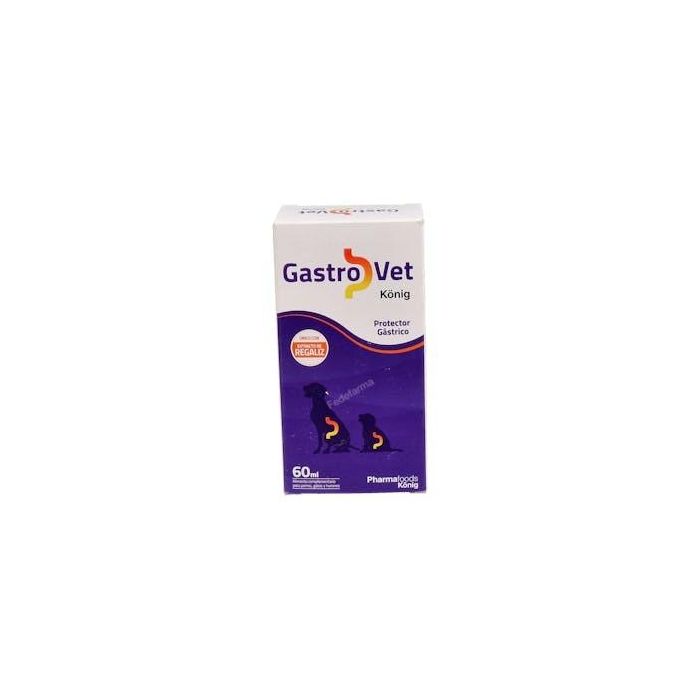 König Gastrovet 60 mL - Protector de mucosa gastroduodenal para caninos, felinos y hurones