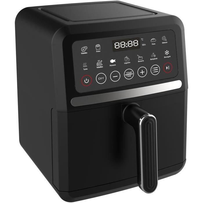Little Balance 8725 Freidora dietética Crousty light 5 L 1500 W 12 programas Negra