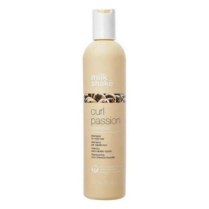 Milk Shake CURL PASSION Champú para Pelo Rizado, Define e Hidrata Rizos, con Extractos de Pomelo y Manzana 300 ml