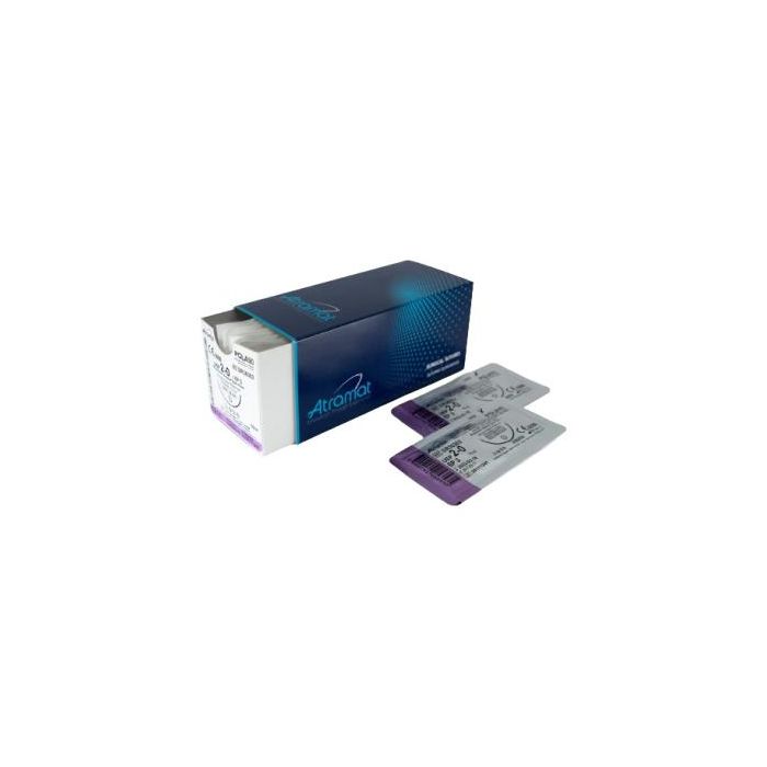 Atramat Sutura Pgla90 4-0 Aguja Cilíndrica 17 mm 75 cm Violeta 12 Unidades Atramat Sutura Pgla90 4-0 Aguja Cilíndrica 17 mm 75 cm Violeta 12 Unidades