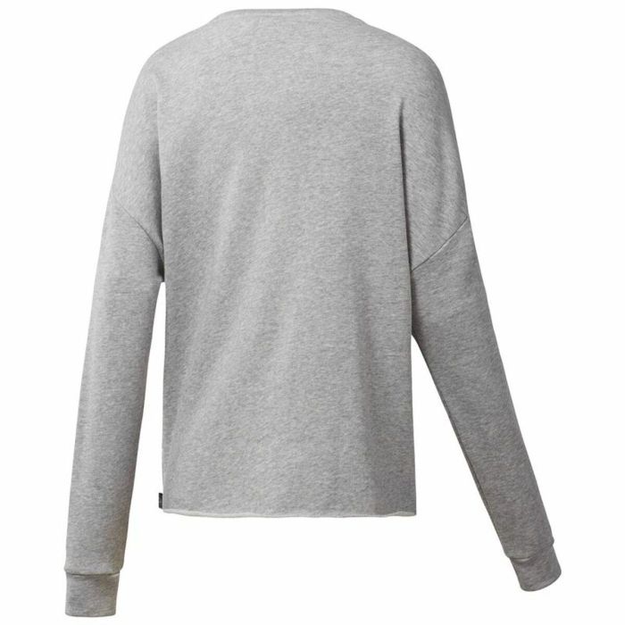 Sudadera sin Capucha Hombre Reebok Foil Crew Gris claro XS 3 Sudadera sin Capucha Hombre Reebok Foil Crew Gris claro XS 3