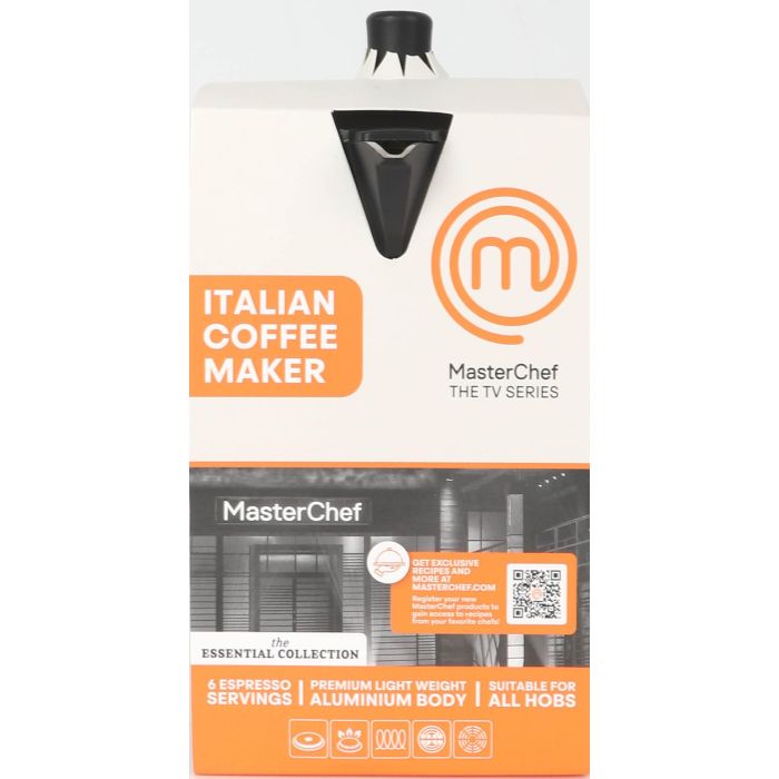 Cafetera 6 Tazas Inducción Masterchef (6 Unidades) 1 Cafetera 6 Tazas Inducción Masterchef (6 Unidades) 1