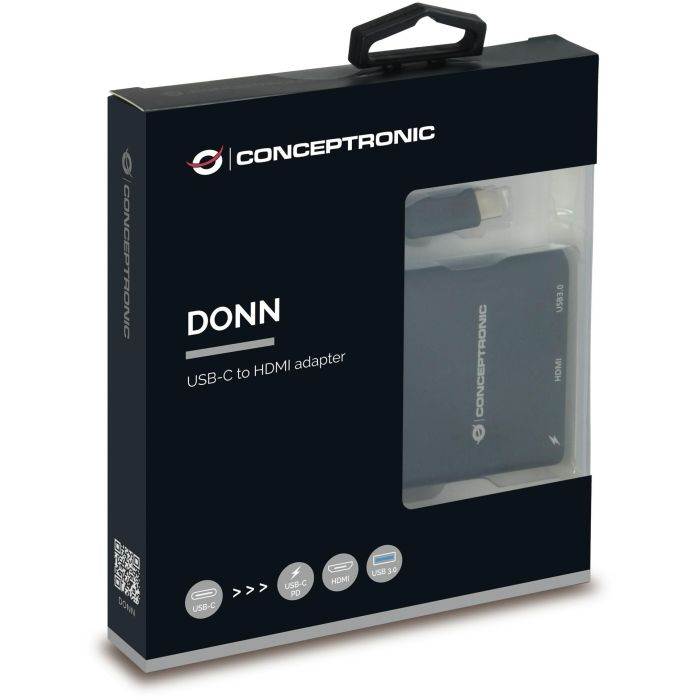 Hub USB Conceptronic DONN01B Negro 3 Hub USB Conceptronic DONN01B Negro 3