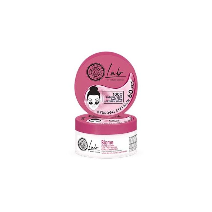 NATURA SIBERICA Parches de Fitoretinol para Combatir Ojeras e Hinchazón del Contorno de Ojos, 60 Uds.