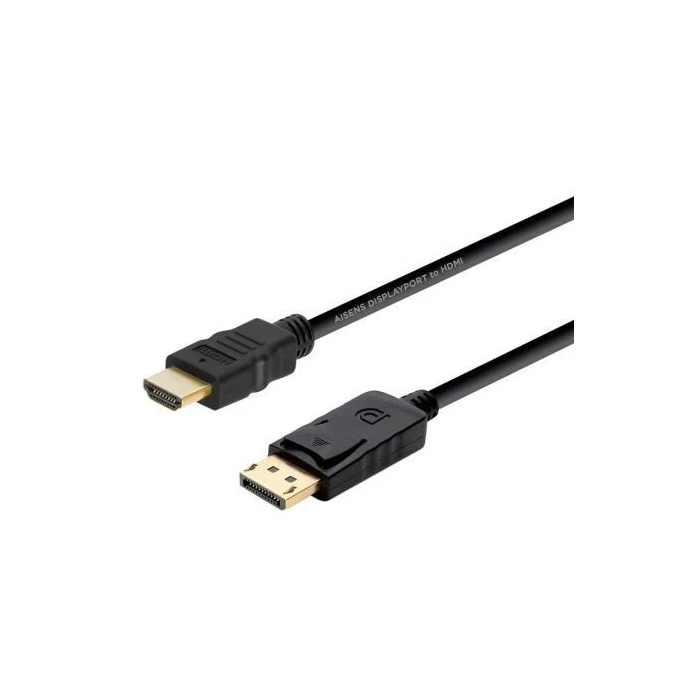 Aisens Cable Conversor Displayport Macho a Hdmi Macho Negro 2.0M DP-M - Hdmi-M