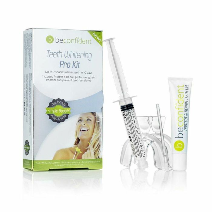Beconfident TEETH WHITENING Pro Kit Sin Peróxidos, Repara Esmalte, Blanqueamiento Dental Hasta 7 Tonos Más Blanco, 5 Unidades Beconfident TEETH WHITENING Pro Kit Sin Peróxidos, Repara Esmalte, Blanqueamiento Dental Hasta 7 Tonos Más Blanco, 5 Unidades