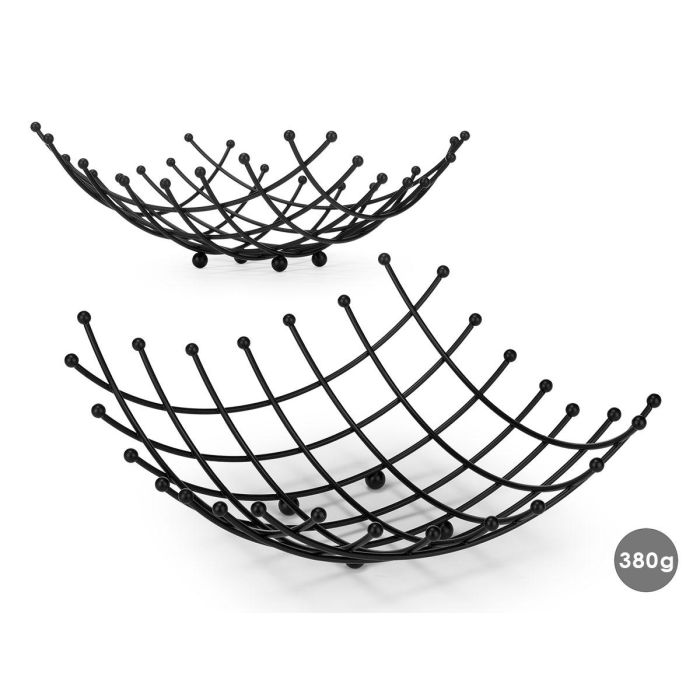 Kinvara Frutero Bolas Negro 380g 26x10x26 cm (12 Unidades) Kinvara Frutero Bolas Negro 380g 26x10x26 cm (12 Unidades)