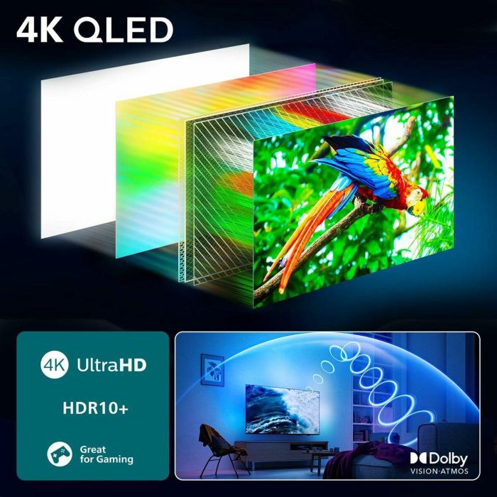 Smart TV Philips 55PUS9010 55" 4K Ultra HD LED HDR QLED 12 Smart TV Philips 55PUS9010 55" 4K Ultra HD LED HDR QLED 12