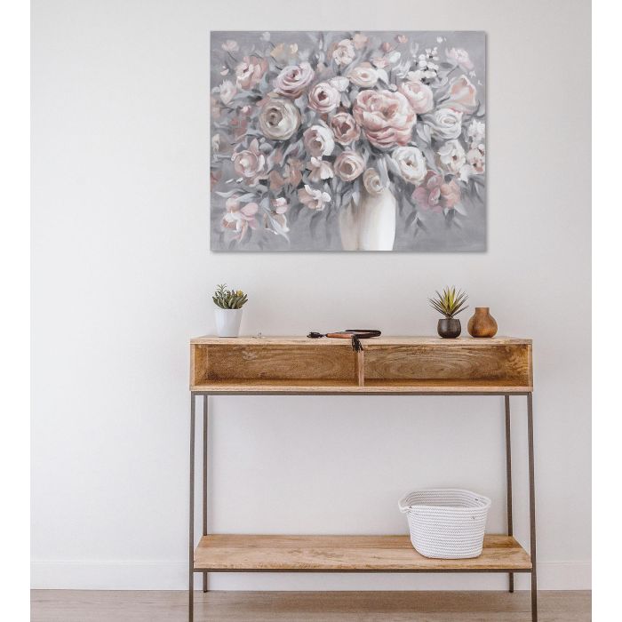 DKD Home Decor Cuadro Tradicional Multicolor Lienzo Pino Florero 100 x 80 x 3.7 cm (2 Unidades) 4