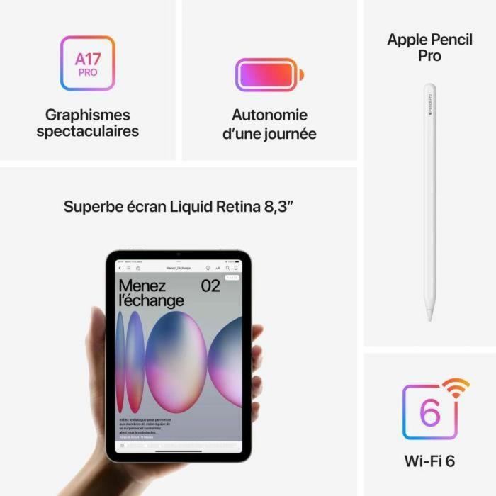 Apple iPad mini (2024) 8,3'' WiFi 128 GB Púrpura 2 Apple iPad mini (2024) 8,3'' WiFi 128 GB Púrpura 2