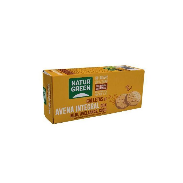 Galleta De Avena Integral, Mijo, Avell. Y Coco Galleta De Avena Integral, Mijo, Avell. Y Coco