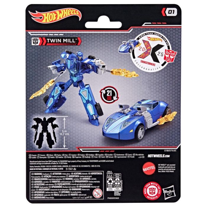 Coche Twin Mill Transformers Hot Wheels 3