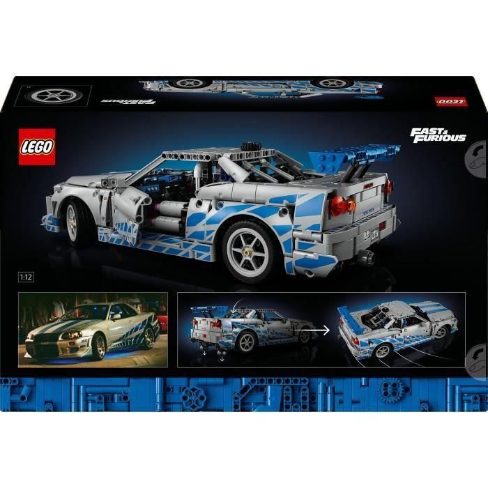 LEGO Technic 42210 Nissan Skyline GT-R (R34) 2 Fast 2 Furious Car - Set para adultos 5 LEGO Technic 42210 Nissan Skyline GT-R (R34) 2 Fast 2 Furious Car - Set para adultos 5